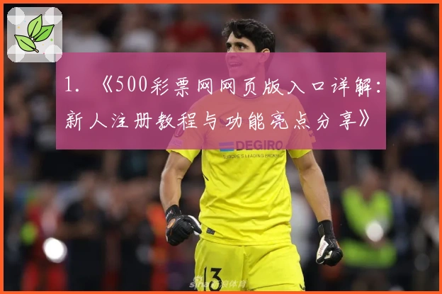 1. 《500彩票网网页版入口详解：新人注册教程与功能亮点分享》